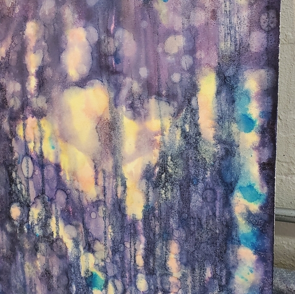 WHITE FRAME HANDCRAFTED Painting HANDMADE Artwork HANDPAINTED Absract Wall Art - Picture 15 of 15